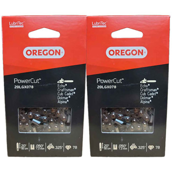 20LGX078G Fits 20" – Oregon PowerCut Saw Chain, .050", 78DL -2 PACK