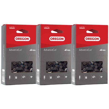 91PX055G Fits 16" – Oregon AdvanceCut Saw Chain, .050", 55DL -3 PACK
