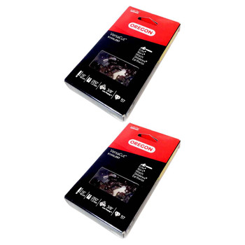 91VXL057G Fits 16"  Oregon VersaCut Saw Chain, .050", 57DL -2 PACK