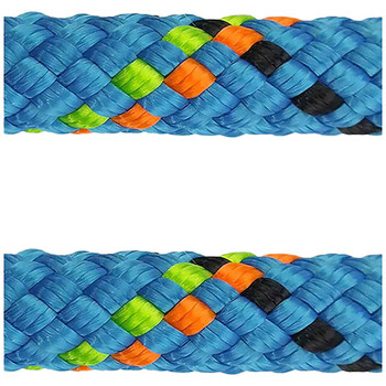 Blue And Lime A1WPP-161L54-200SNTE Static Master Pro Climbing Rope (2-Pack) From PELICAN ROPE