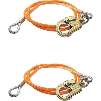 Orange FL-A20-12SE Wire Core Flip Line (2-Pack) From PRO CLIMB