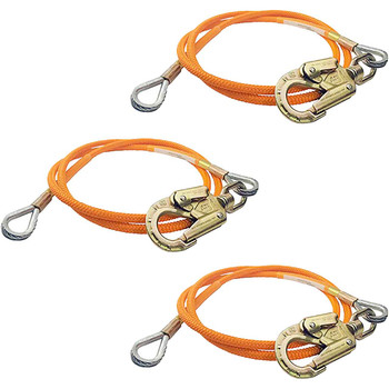 Orange FL-A20-12SE Wire Core Flip Line (3-Pack) From PRO CLIMB