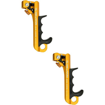 Orange And Black 87600ON4SKK (left) Futura Hand Rope Clamp (2-Pack) From KONG