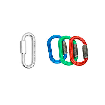 Blue/Green/Red CARABINERS With Polish Quick Link Connectors Kit