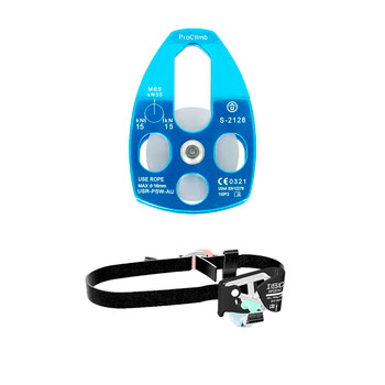 Stryder RT Foot Ascender Kit With Blue Aluminum Pulley