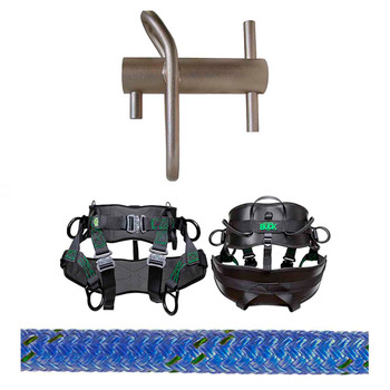 Blue Matador Bull Rigging Rope Kit With Port-A-Wrap And XLarge, 40" - 44" Saddle
