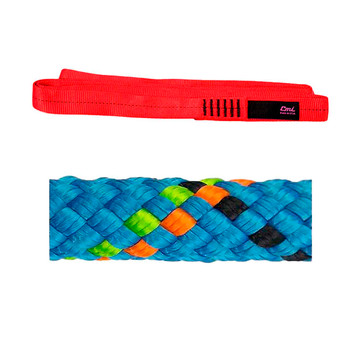 Blue, Lime Static Master Pro Climbing Rope Kit With Red SEWN RUNNER