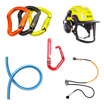 Blue, White 16 St Rope , LANYARD And Hardware Kit With Fluorescent
Yellow Zenith X Air Safety Helmet