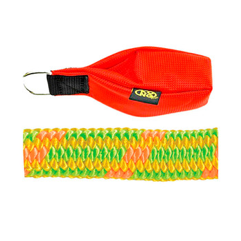 Green, Orange, Yellow Arborist Pro Climbing Rope Kit With Red Throwing Bag
