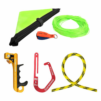 Yellow, Black 24 St Rope And LINE With Futura Hand Clamp And Shembiner Hook Kit