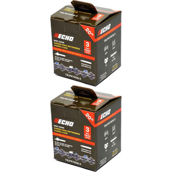 72LPX70CQ-3 - CHAINSAW CHAIN BY ECHO - 72LPX PowerCut,  PITCH 3/8", 20" BAR, 0.050" GAUGE, 70 DL - 2