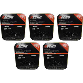 72LPX81CQ - CHAINSAW CHAIN BY ECHO - 72LPX PowerCut,  PITCH 3/8", 24" BAR, 0.050" GAUGE, 81 DL - 5 P