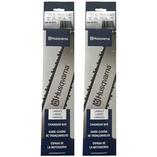 HUSQVARNA Guide Bar  - X -Precision ,16"BAR, 64 DRIVE LINKS, .043"GAUGE, .325" M - 2 PACK
