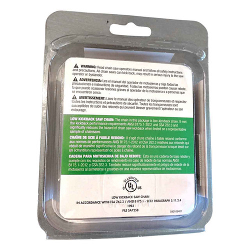 581643603 18 Chn Sp33G .325 050 72Dl Cs HUSQVARNA Genuine OEM Part.