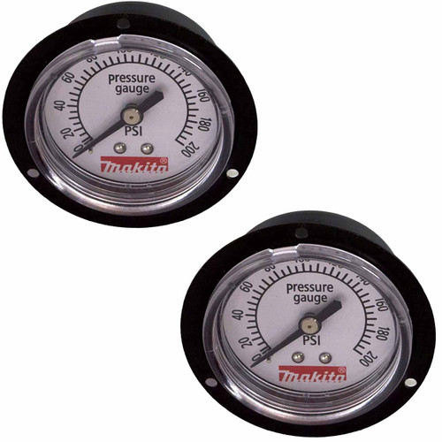 MAKITA 411029-E MAC2400 PRESSURE GAUGE Pack(x2)
