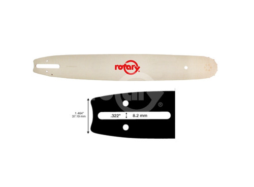 Echo CS-400 18 inches .325x.050 Pro-Sumer Bar Carlton 18-09-K172-TC replacement Rotary 9422318