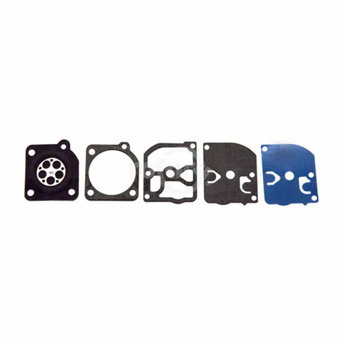 Dolmar PS340 Carburetor Gasket and Diaphragm Kit Zama GND35 replacement Rotary 13489