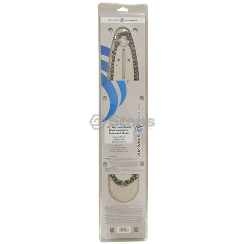 Husqvarna 23 12 inch Bar and Chain Combo replacement Stens 076-1207