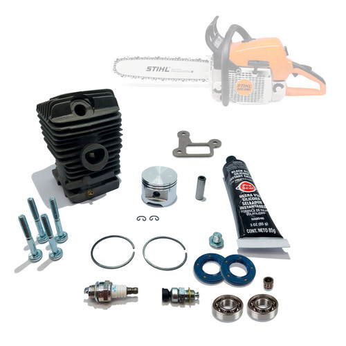 Stihl MS-390 Engine Kit with Bearings and Needle Bearing