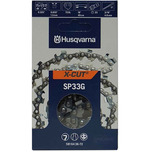 581643672 18" CHAIN SP33G .325 .050 72DL