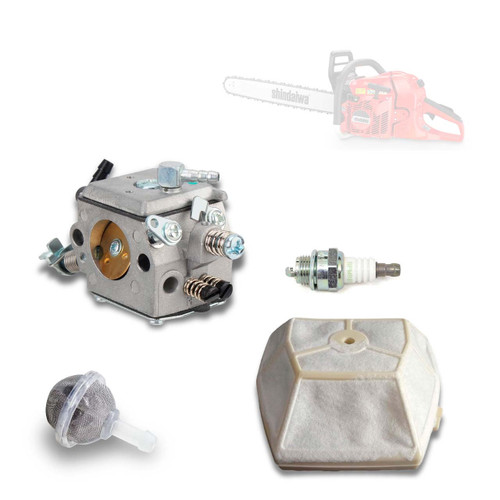 SHINDAIWA 600SX COMPLETE CARBURETOR AIR-OIL FILTERS SPARK PLUG KIT OEM