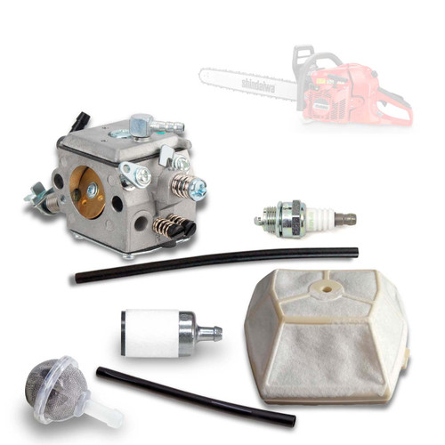 SHINDAIWA 600SX COMPLETE CARBURETOR AIR-OIL-FUEL FILTERS SPARK PLUG KIT OEM