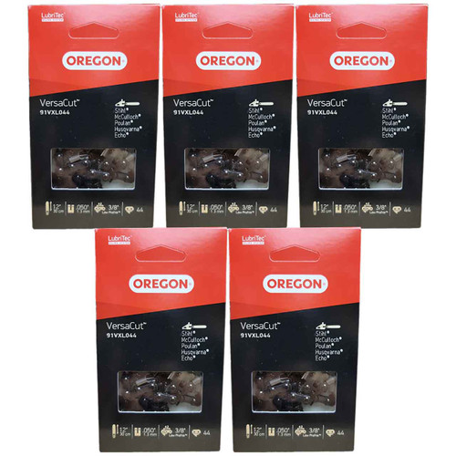 91VXL044G Fits 12"  Oregon VersaCut Saw Chain, .050", 44DL - 5 PACK