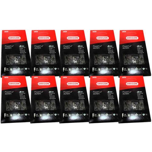 20LPX072G Fits 18"  Oregon PowerCut Saw Chain, .050", 72DL - 10 PACK