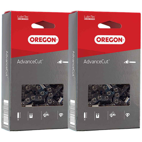 90PX052G Fits 14" – Oregon AdvanceCut Saw Chain, .043", 52DL -2 PACK