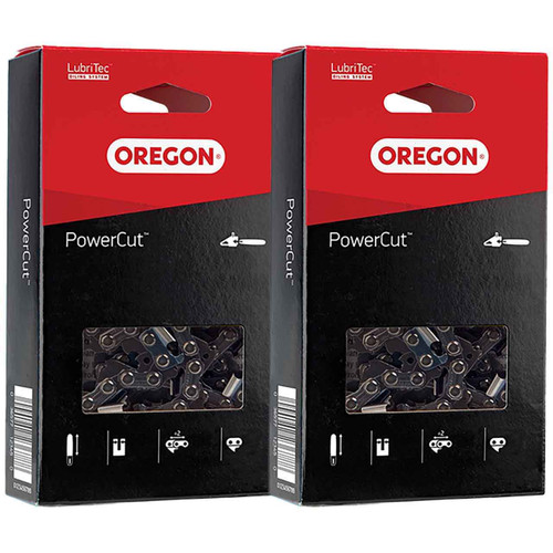 72LPX081G Fits 24" – Oregon PowerCut Saw Chain, .050", 81DL -2 PACK