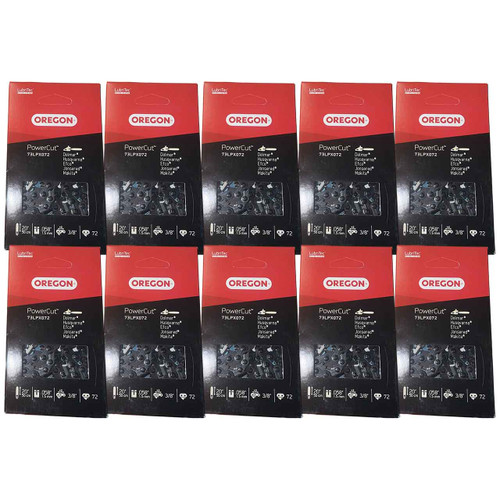 73LPX072G Fits 20" – Oregon PowerCut Saw Chain, .058", 72DL -10 PACK