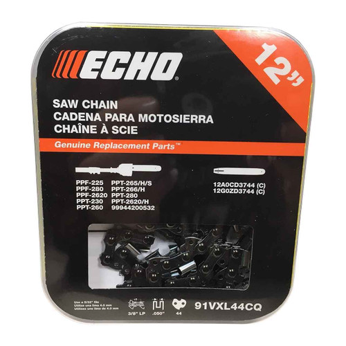Echo 12" (30CM) CHAIN - 91VXL 3/8"/0 91VXL44CQ OEM