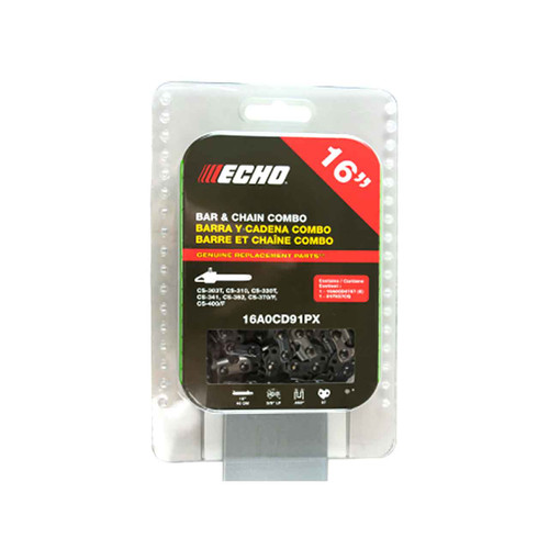 Echo 16" BAR & CHAIN COMBO 16A0CD3757C/91PX57CQ 16A0CD91PX OEM