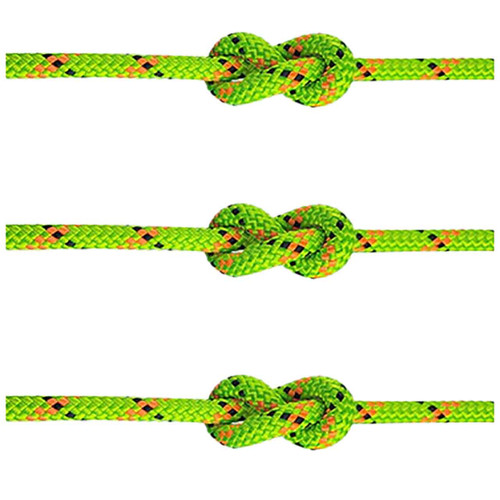 Lime And Orange 1WPP-14L54-200H Static Master Pro Climbing Rope (3-Pack) From PELICAN ROPE