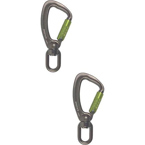 Alum And Green USR-221-A3TU ALUMINUM CARABINERS (2-Pack) From PRO CLIMB