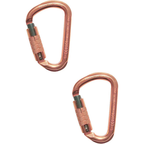 Copper USR-128-A3TU ALUMINUM CARABINERS (2-Pack) From PRO CLIMB