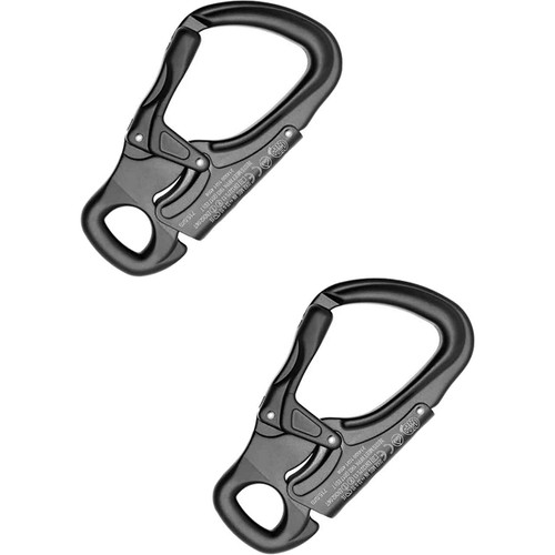 Black 7150X0NNNK / 71500NNX2KK TANGO Fixed-Eye Snaphook (2-Pack) From KONG