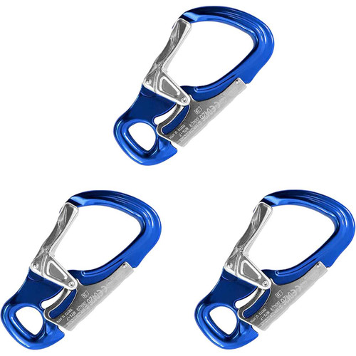 Blue 7150X0QPPKK / 71500BPX2KK TANGO Fixed-Eye Snaphook (3-Pack) From KONG