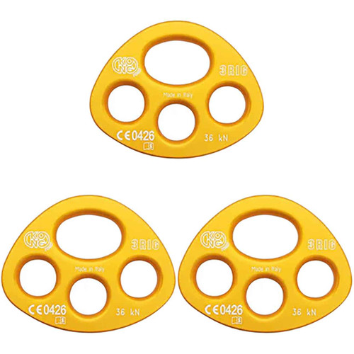 Orange 864O16400KK Rigging Plates (3-Pack) From KONG