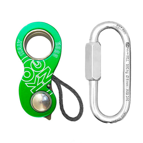 Green, Black Multi Use Rope Clamp Kit With Polish Quick Link Connectors