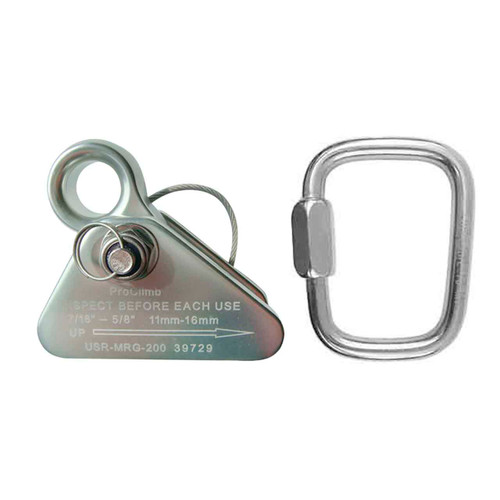 Alum Alloy Aluminum Mini Rope Grab Kit With Polish Quick Link Connectors