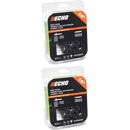 91PX52CQ - CHAINSAW CHAIN BY ECHO - 91PX AdvanceCut,  PITCH 3/8" LP, 14" BAR, 0.050" GAUGE, 52 DL - 
