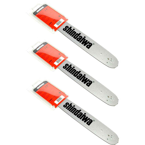 S14A0ES3752 - GUIDE BAR BY SHINDAIWA - A0ES PowerCut,  PITCH 3/8", 14" BAR, 0.058" GAUGE, 52 DL - 3 