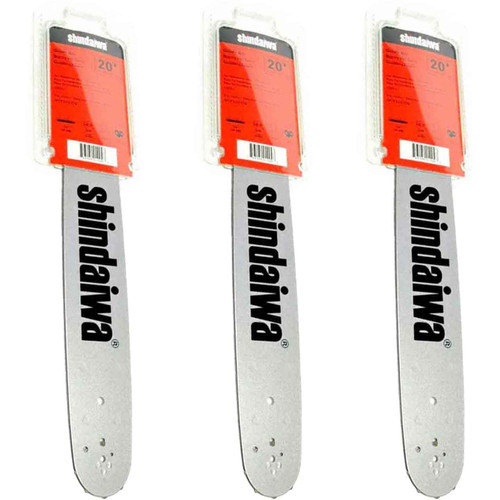 GUIDE BAR BY SHINDAIWA  D0AS PowerCut,  PITCH 0.325", 20" BAR, 0.050" GAUGE, 70 DL  3 PACK