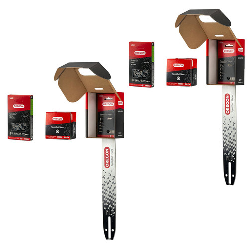 637252 - BAR & CHAIN COMBO PACK BY OREGON 80TXL052G, PITCH 123MLBA041 BAR GAUGE  DL - 2 PACK