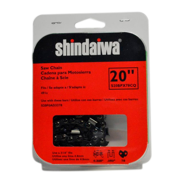 Shindaiwa 20' Double Guard Chain S20BPX78CQ OEM