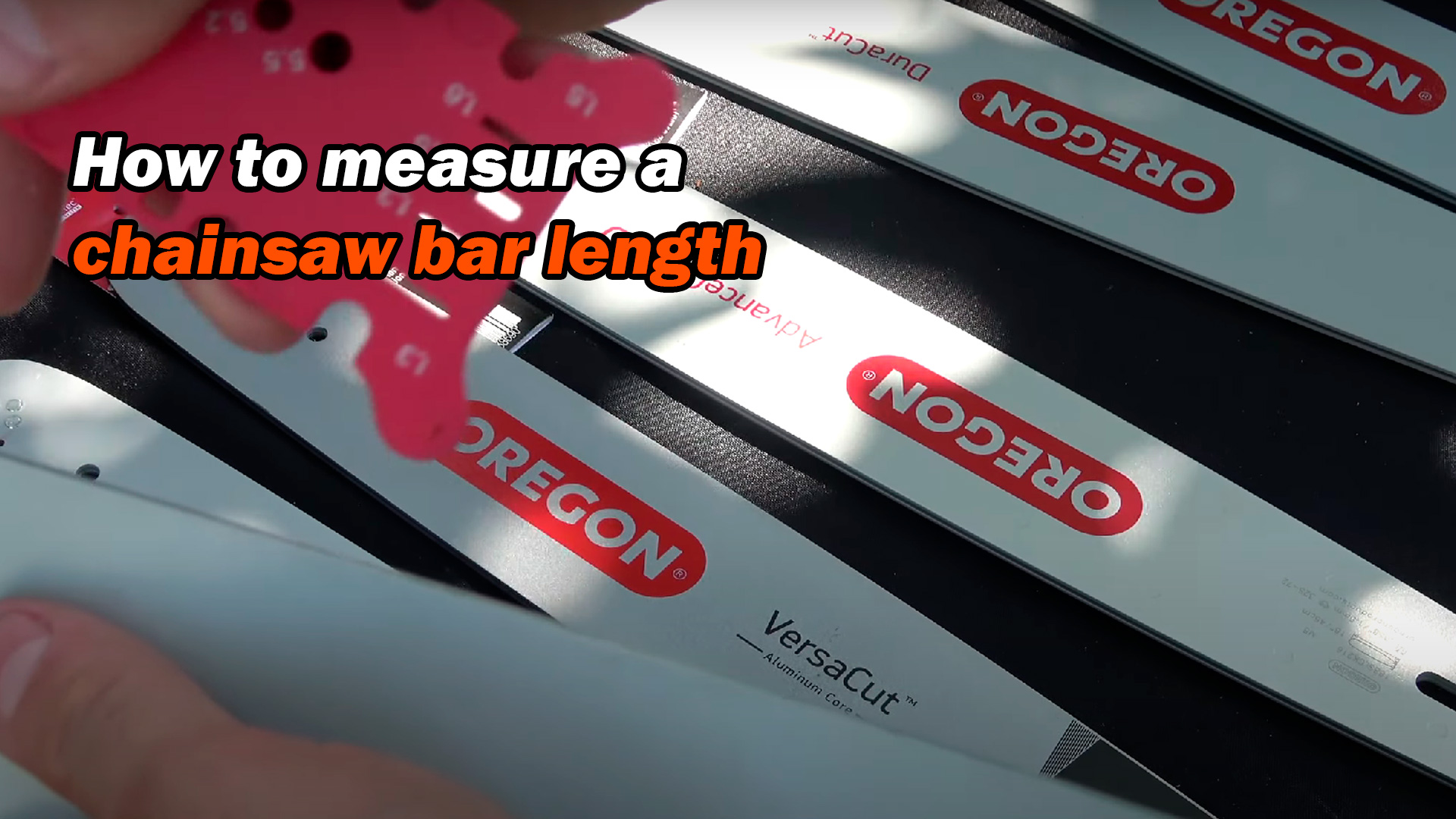 How To Measure A Chainsaw Bar Length CHAINSAW PARTS