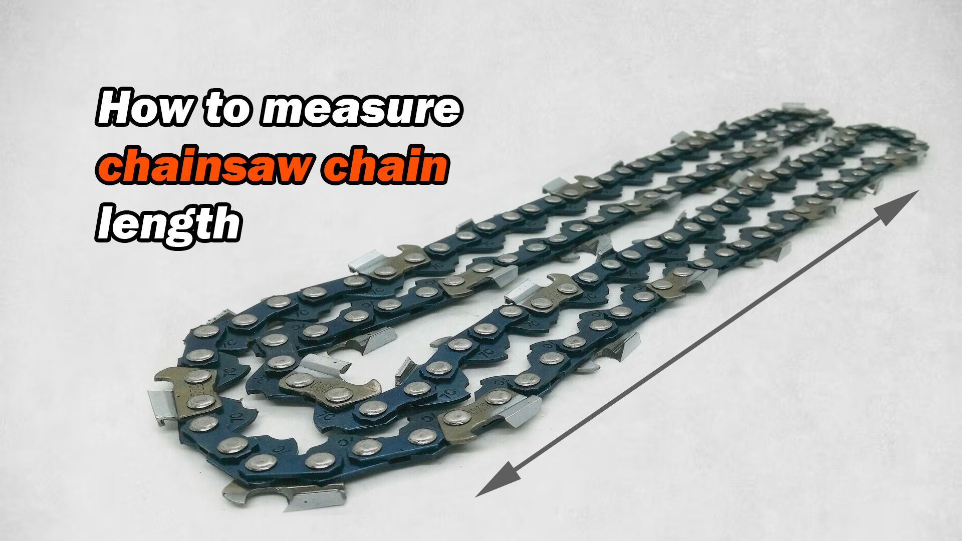 How To Measure A Chainsaw Chain Length CHAINSAW PARTS