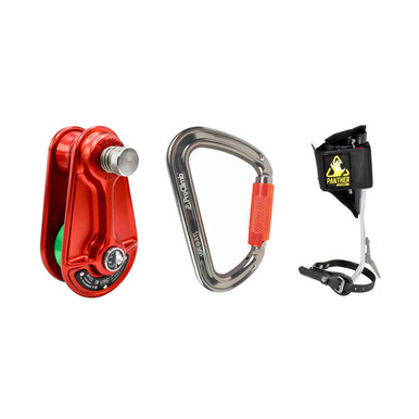 Ftc Compact Rigging Block Silver ALUMINUM CARABINERS Kit With Red Compact Rigging Block And ...