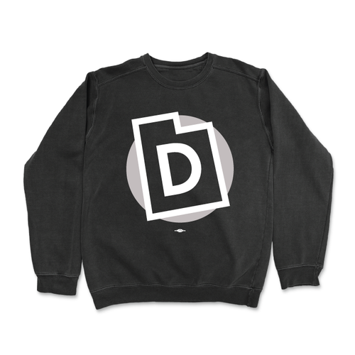 Utah Democrats (Black Crewneck Sweater)